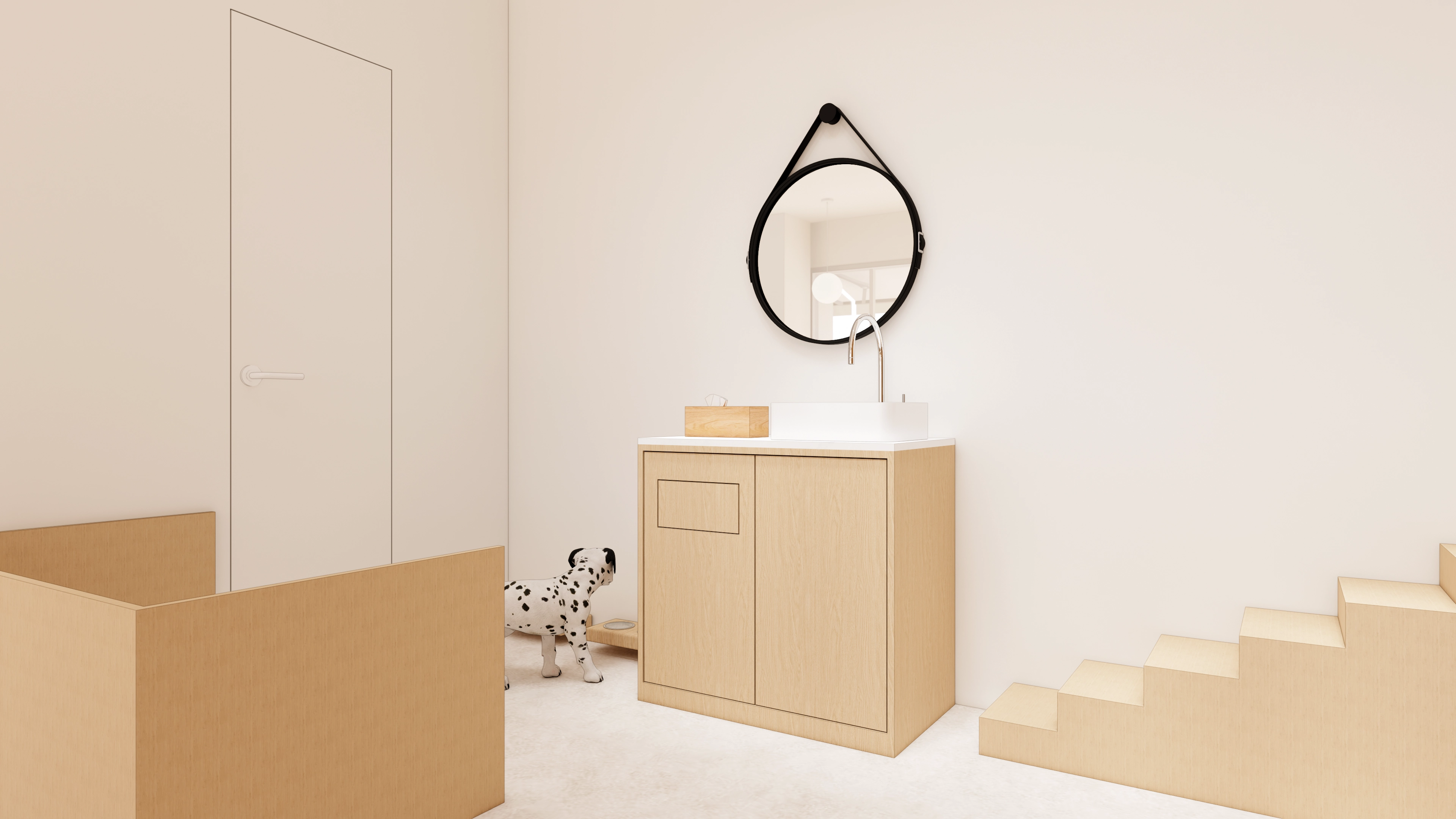 22평 애견카페 인테리어 디자인 4번 컷