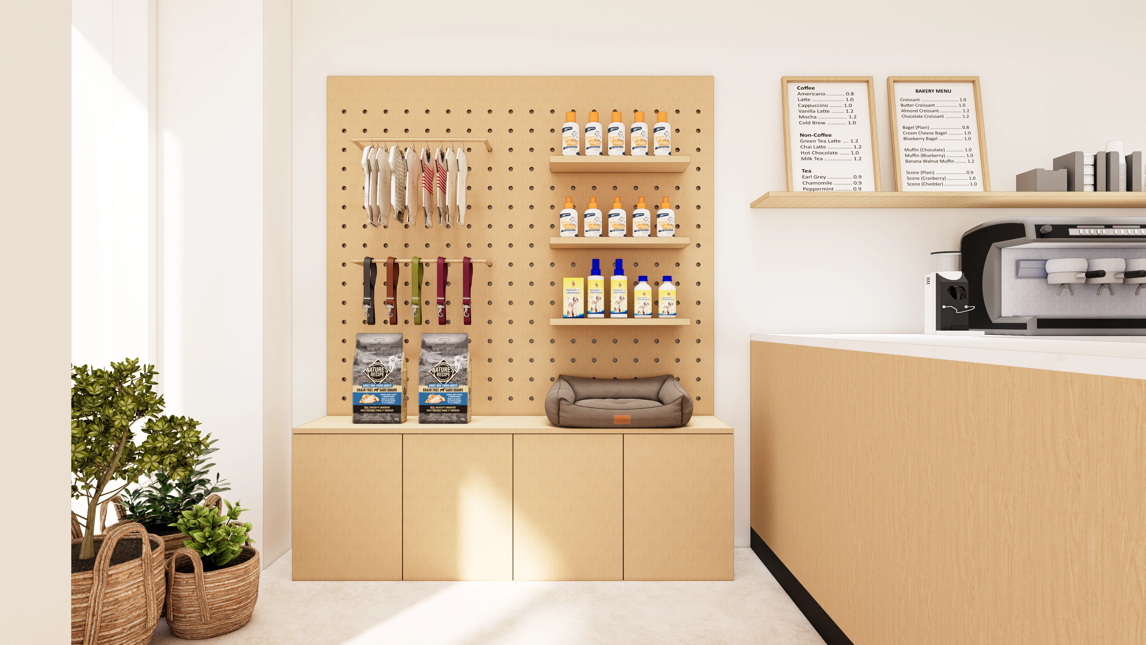 22평 애견카페 인테리어 디자인 12번 컷