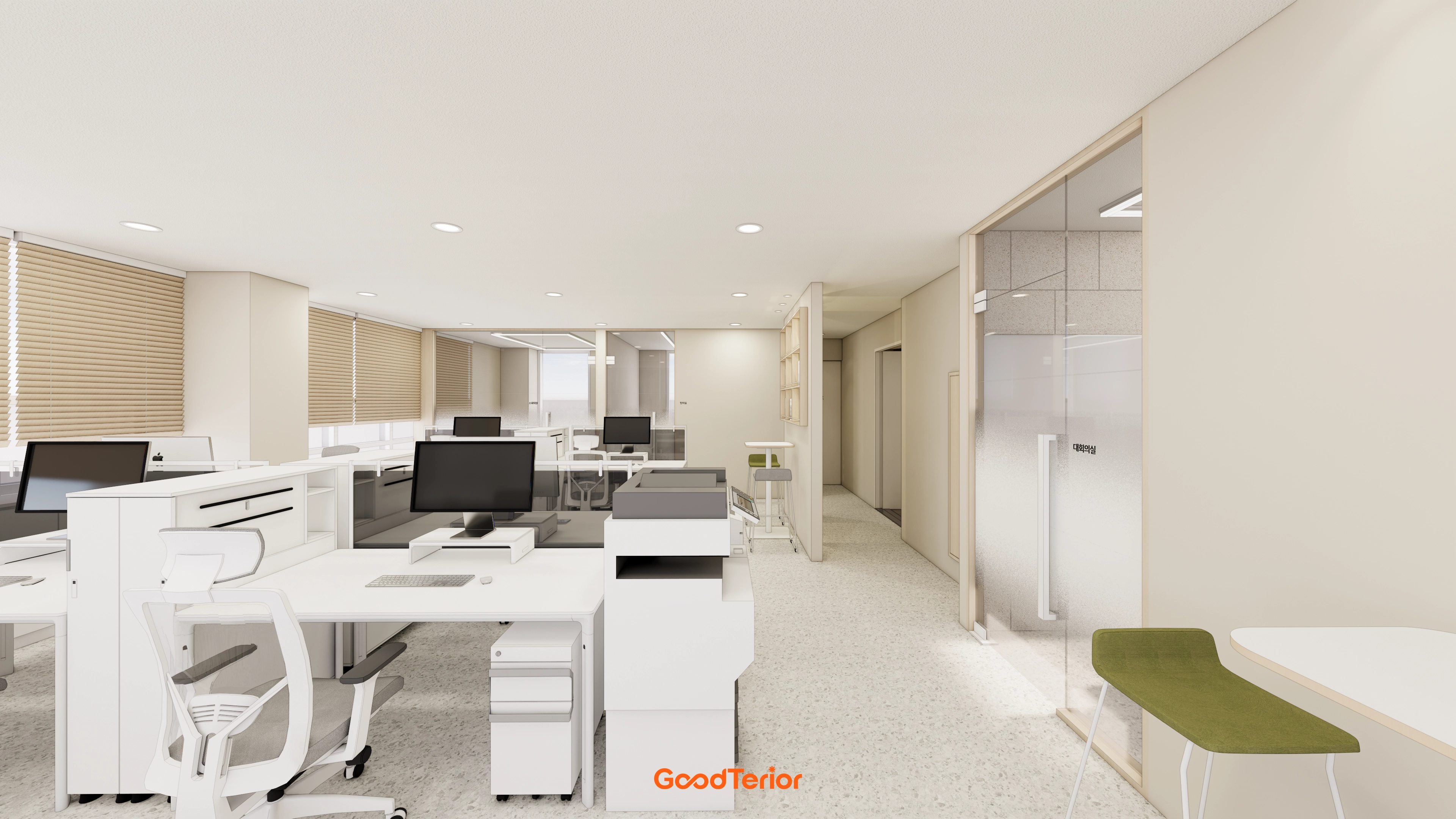 구로 34평 노무법인 사무실 인테리어 디자인 16번 컷